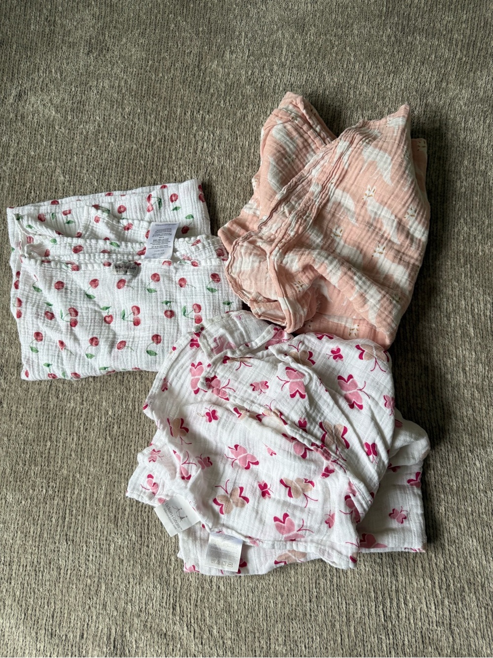 Baby Muslin Swaddle Blanket Bundle Aden + Anais Bebe Au‎ Lait MilkBarn